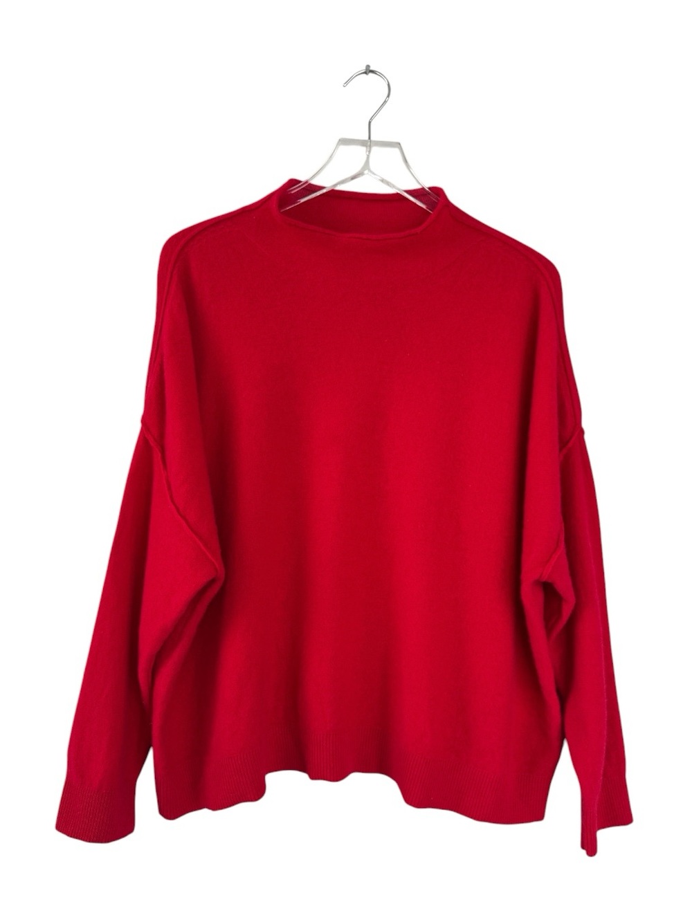 Anthropologie Pilcro Cashmere Collection Red Oversized Sweater Size 2X